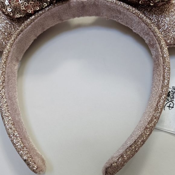 Disney Rose Gold Minnie Mouse Ears Headband - Picture 3 of 7